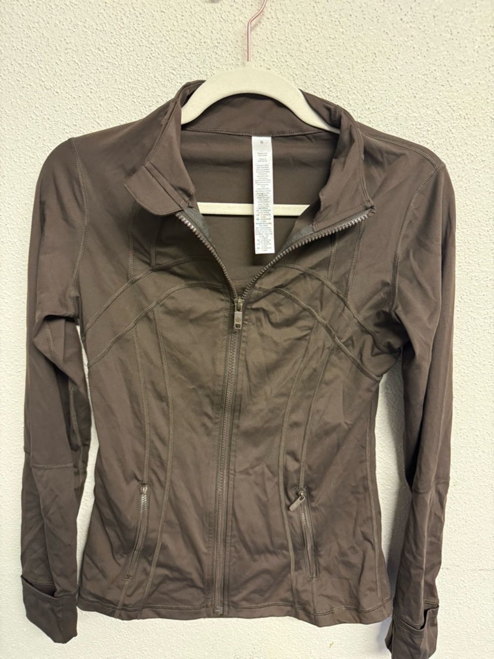 lululemon athletica Brown Full-Zip Utility Jacket